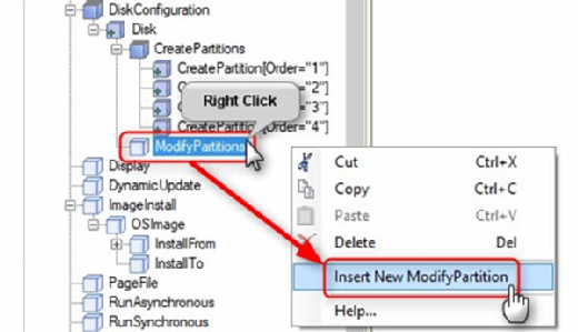 Formatting partitions