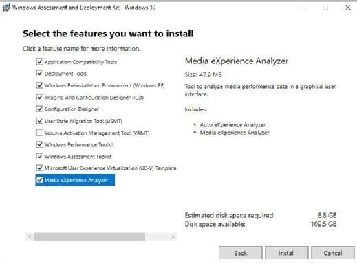 Windows ADK tools