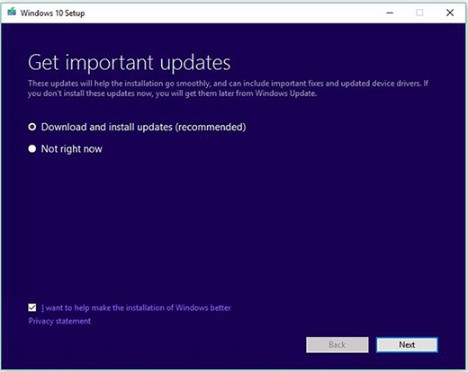 Get important updates