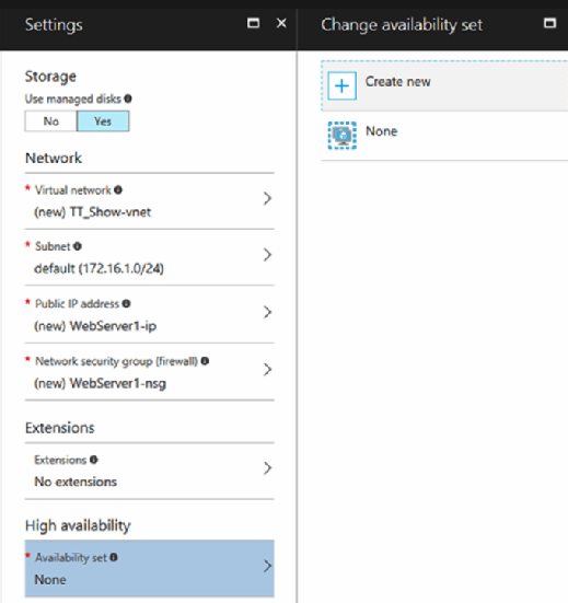 Azure availability sets