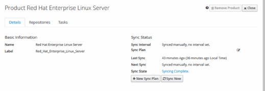 Red Hat Sync plan