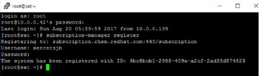 Red Hat Subscription Manager