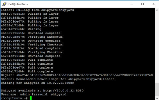 Shipyard install window screenshot