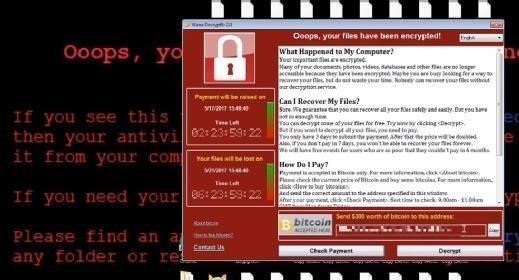 WannaCry ransomware