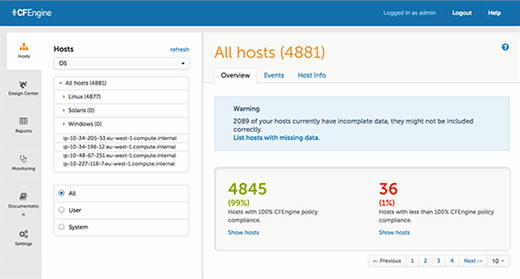 CFEngine configuration management