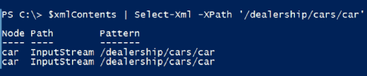Using Select-Xml