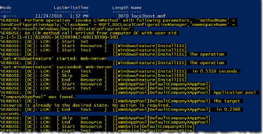 Installed IIS