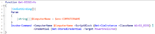 credential code