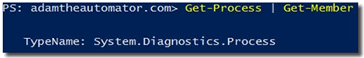 PowerShell using Get-Process and Get-Member