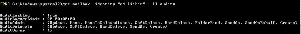 Set the retention period for Exchange 2010 audit logging