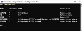 domain controller shares