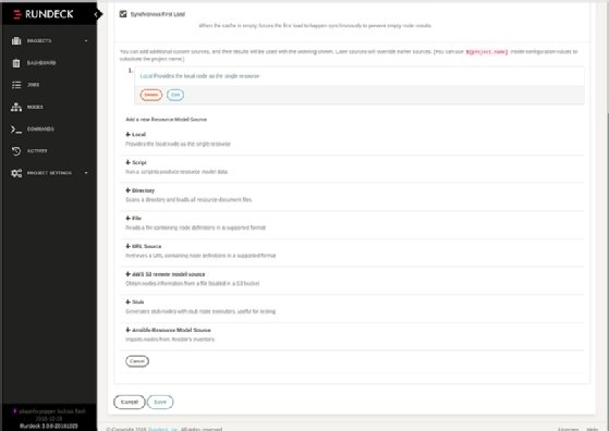 Rundeck Ansible interface
