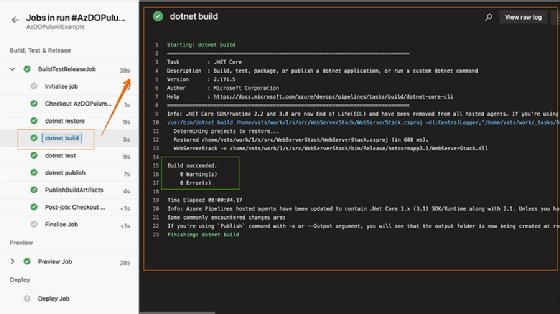 The Deploy stage waiting approval in an Azure Pipeline.