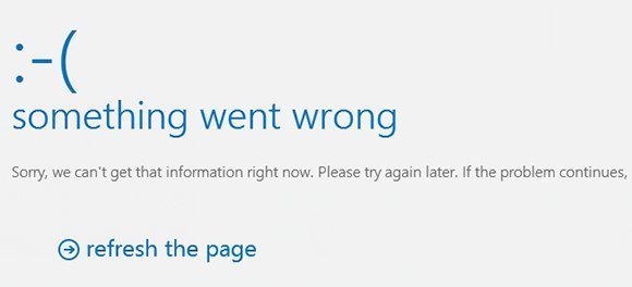Exchange error message