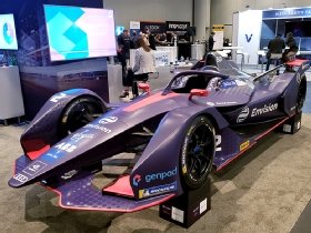 EVR Formula E racing car AI Summit Genpact