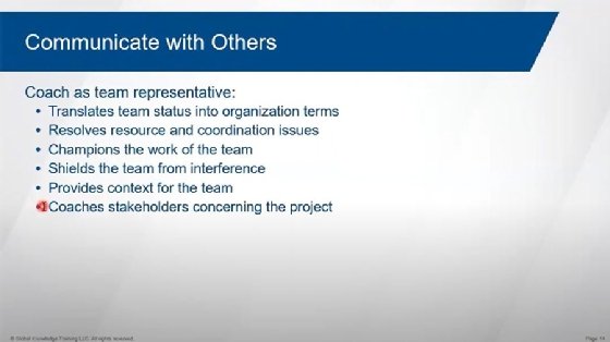 Agile coach responsibilities