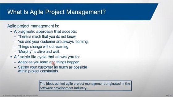 What is Agile project management?