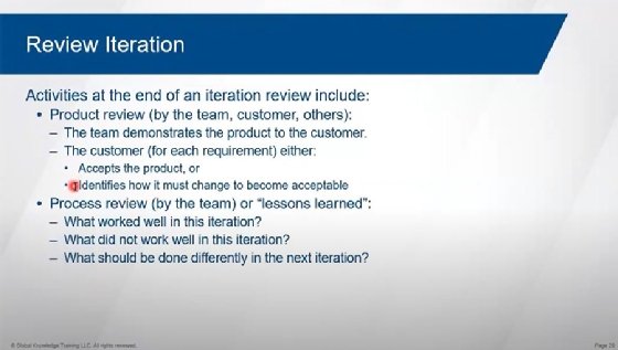 Review iteration