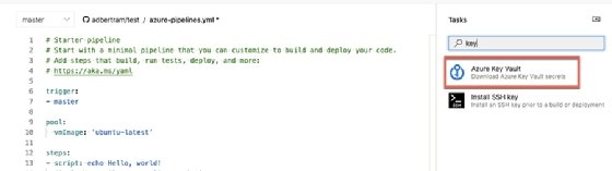 Azure Key Vault master