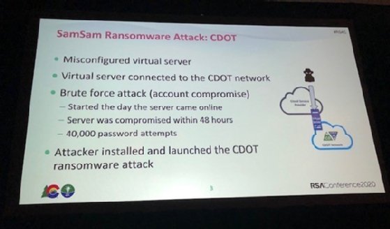 Colorado SamSam attack
