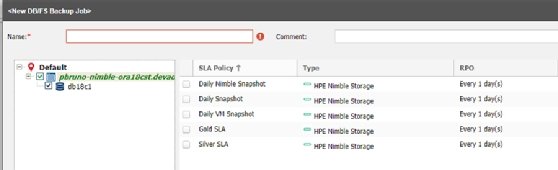 screenshot of Catalogic ECX
