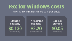 FSx for Windows costs
