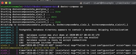 Docker Compose in progress