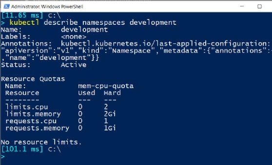 Kubectl namespace description