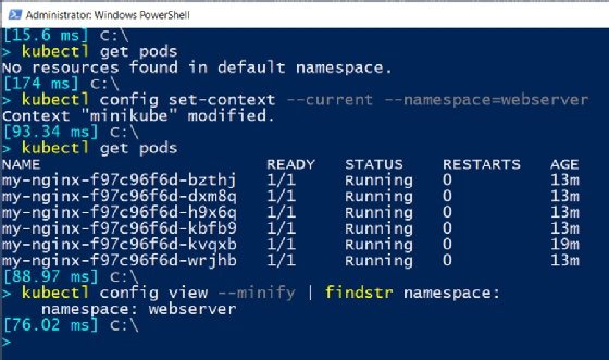 Webserver namespace