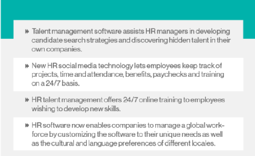  HCM software features