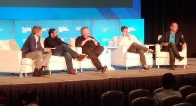 MIT startup leaders at Forrester AI forum in Boston