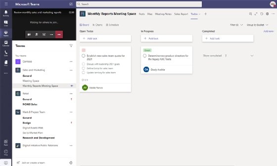 Image of Team To Do tab