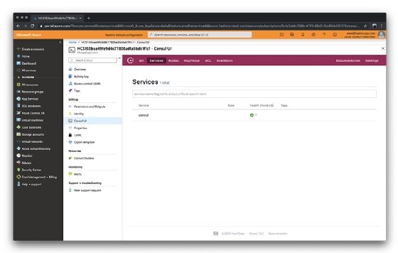 HashiCorp Consul Service on Azure