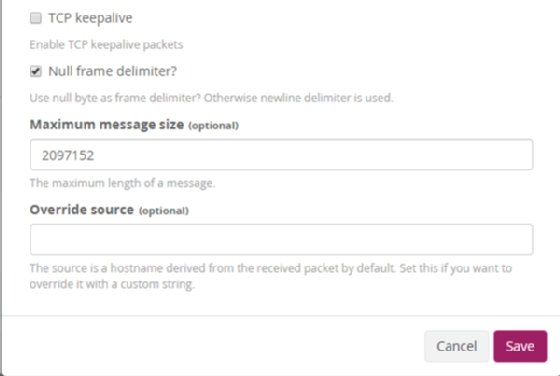 Null frame delimiter selection