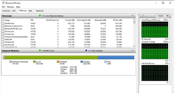 Windows Resource Monitor