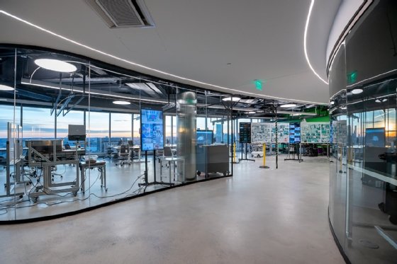 R&D lab and maker space in Boston headquarters of PTC