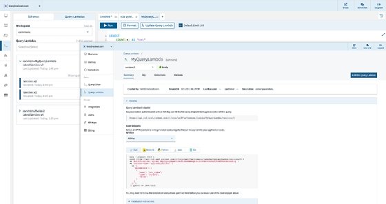 Rockset Query Lambdas setup
