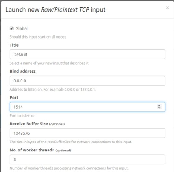 Raw/plaintext TCP configurations