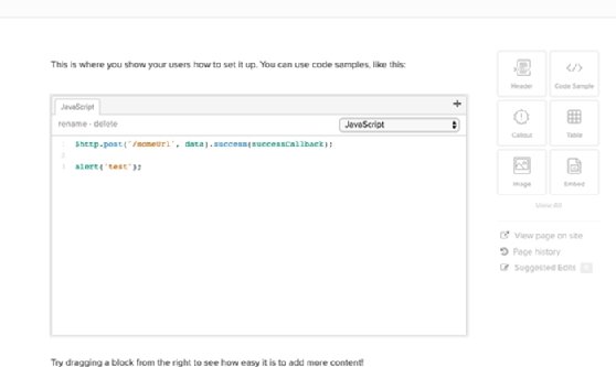 ReadMe editor.