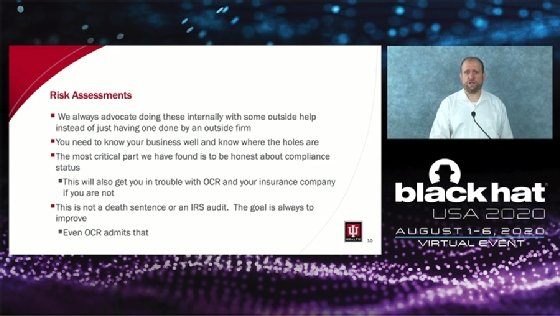 Healthcare Black Hat 2020