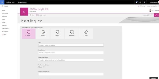 Activity Hub inquiry portal