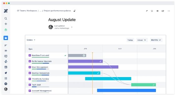 Jira Roadmaps in Confluence
