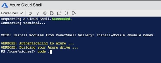 VS Code from Cloud Shell