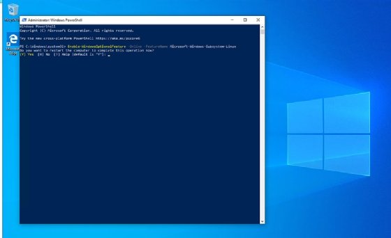 PowerShell and Subsystem for Linux install