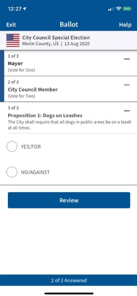 Voatz mobile voting app