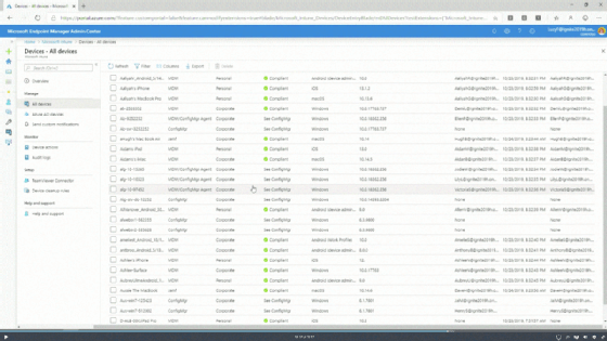 Microsoft Endpoint Manager Admin Center