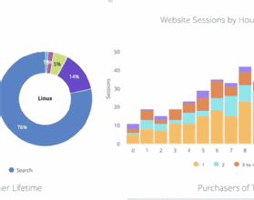 An organization's sales information is displayed in a sample gif from Looker.