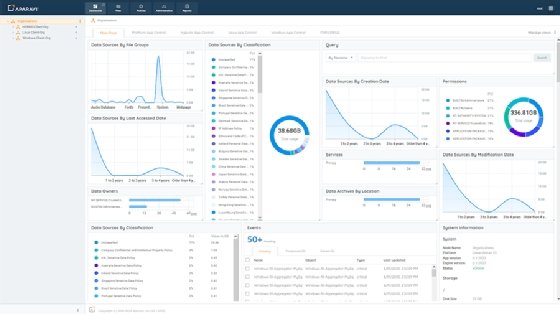 Screenshot of Aparavi platform