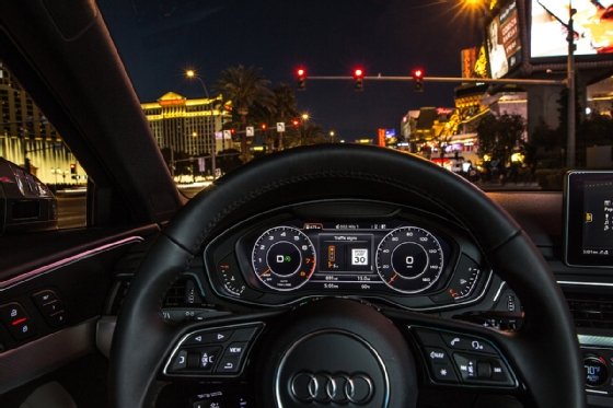 Audi's time-to-green-light dashboard countdown