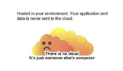 There is no cloud